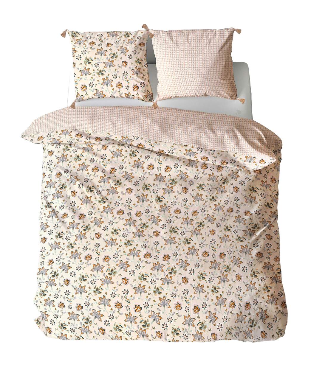 Parure de lit DENIA coton  Taie 63x63 cm-2
