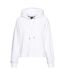 Sweat à capuche emaes femme blanc Boss-1