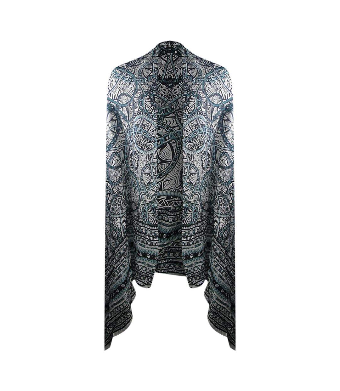Unisex Adult Jafari Rectangle Scarf One Size Black Inoa-1