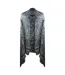 Unisex Adult Jafari Rectangle Scarf One Size Black Inoa-1