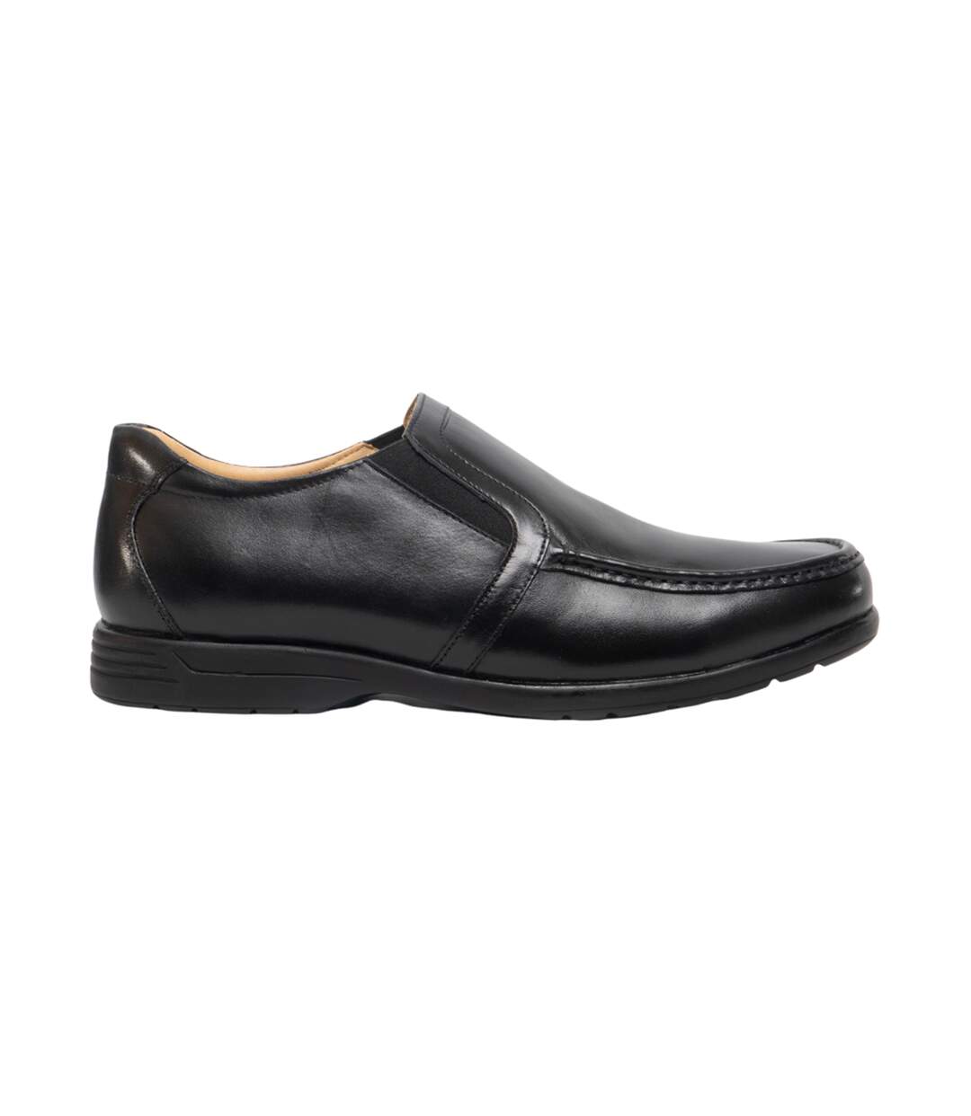 Chaussures décontractées twin gusset homme noir Roamers