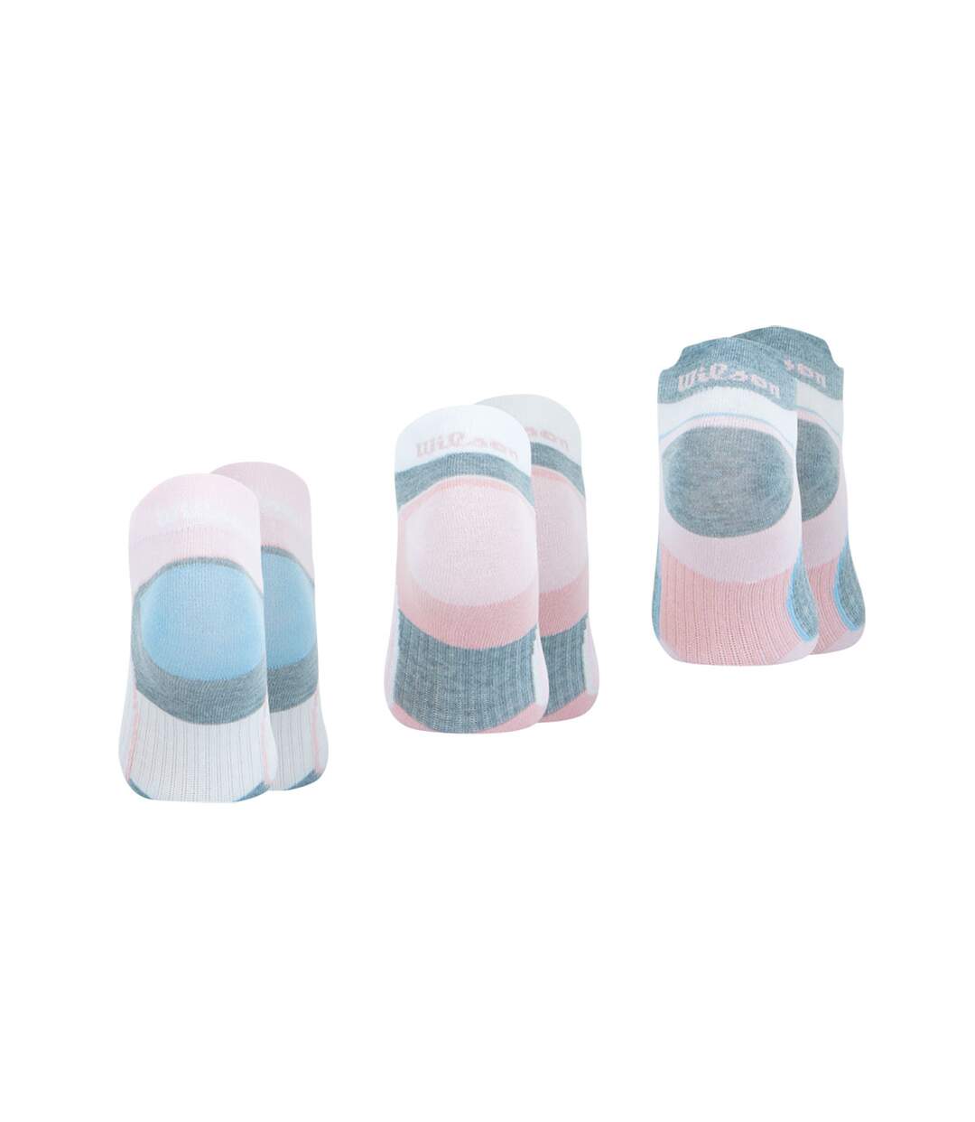 Lot de 3 paires de chaussettes basses femme Sport Wilson