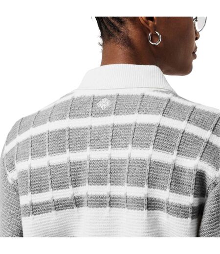 Pull Motif/style Emblème Femme Gris Couture