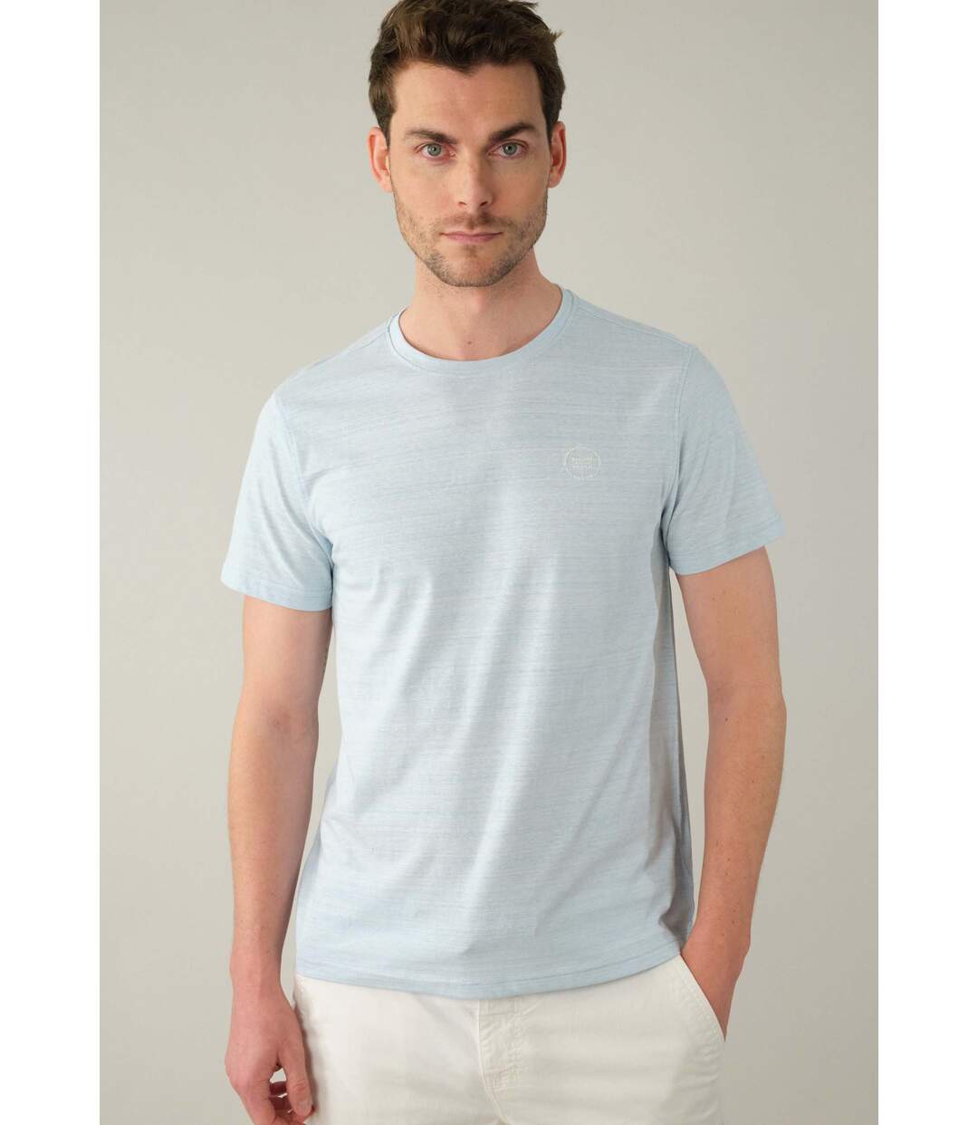 T-shirt à motif uni pour homme COLADA-4