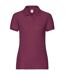 Polo manches courtes femme bordeaux Fruit of the Loom Fruit of the Loom