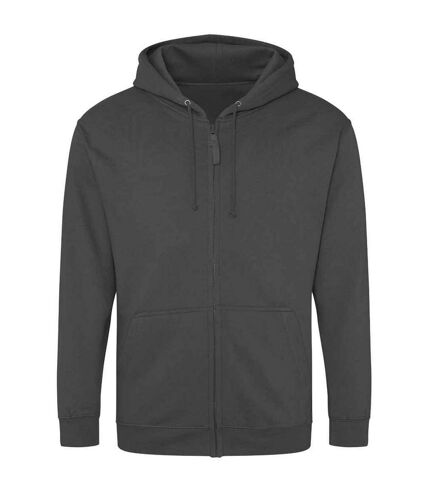 Veste à capuche homme gris acier Awdis