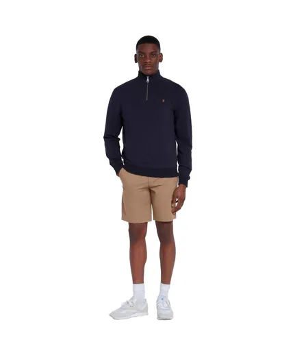 Mens Cotton Chino Shorts Beige Farah