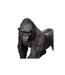Statuette Déco Gorille en Mouvement 22cm Noir