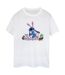 Disney Femmes/Les femmes Lilo & Stitch Hippity Hop Stitch T-Shirt Boyfriend en coton (Blanc) - UTBI30353-1