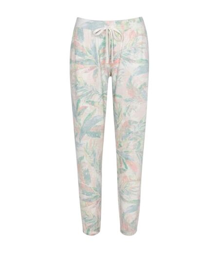 Pantalon De Détente Motif/style Imprimé Palmier Femme Marron Bleu Sarcelle PJ Salvage