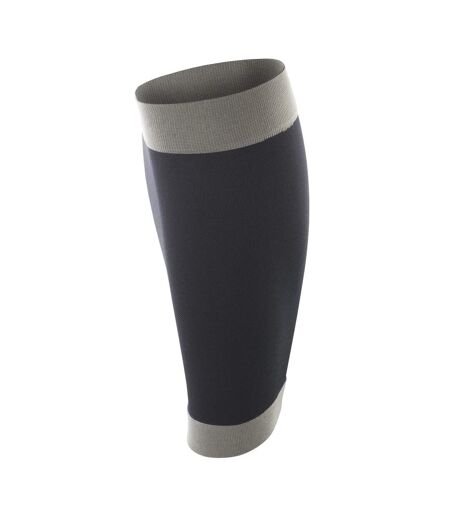 Protège Mollet Contrasté Unisexe Noir Gris Spiro