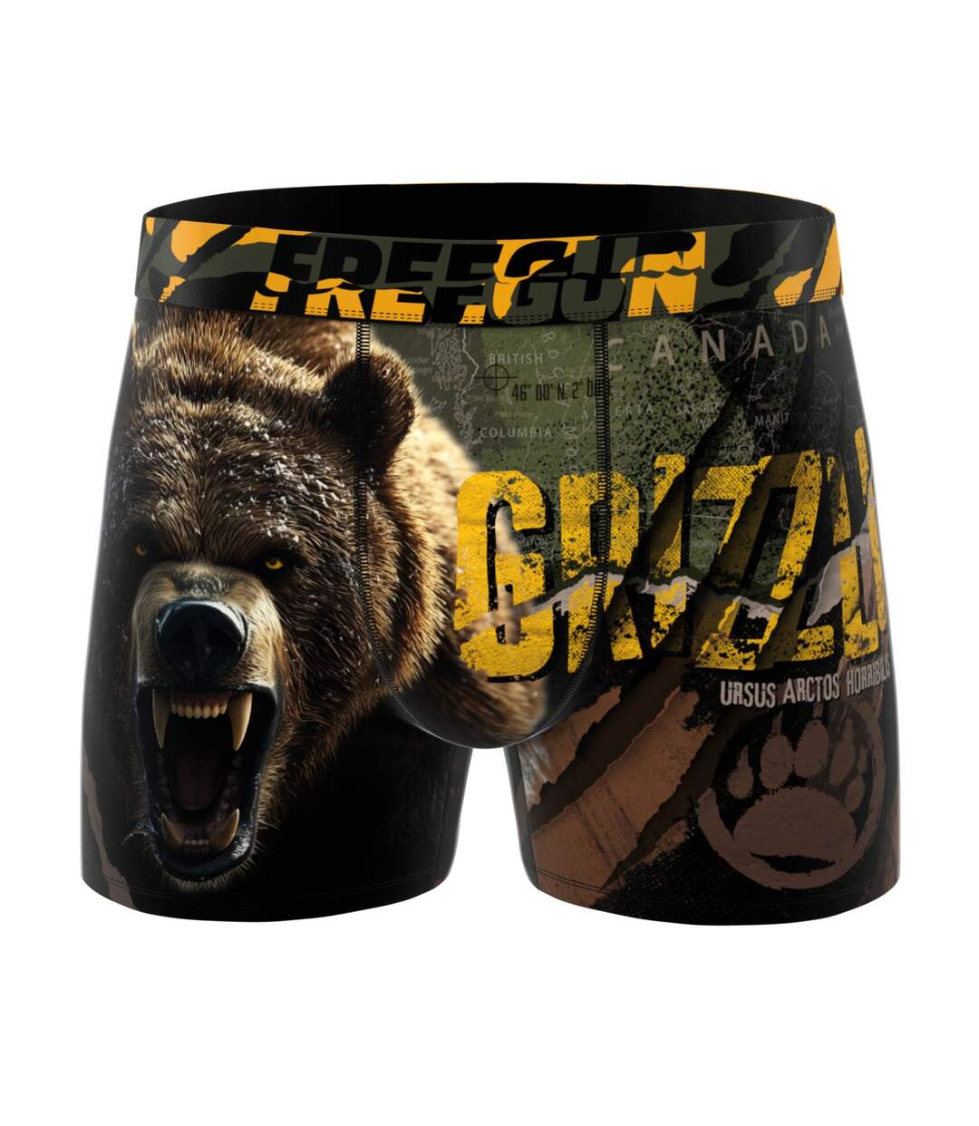 Lot de 5 boxers homme Wild Animals Freegun-4