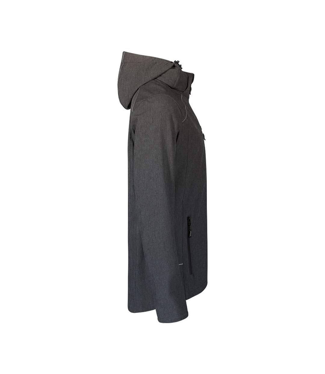 Veste Softshell Homme Gris Chiné Promodoro-3