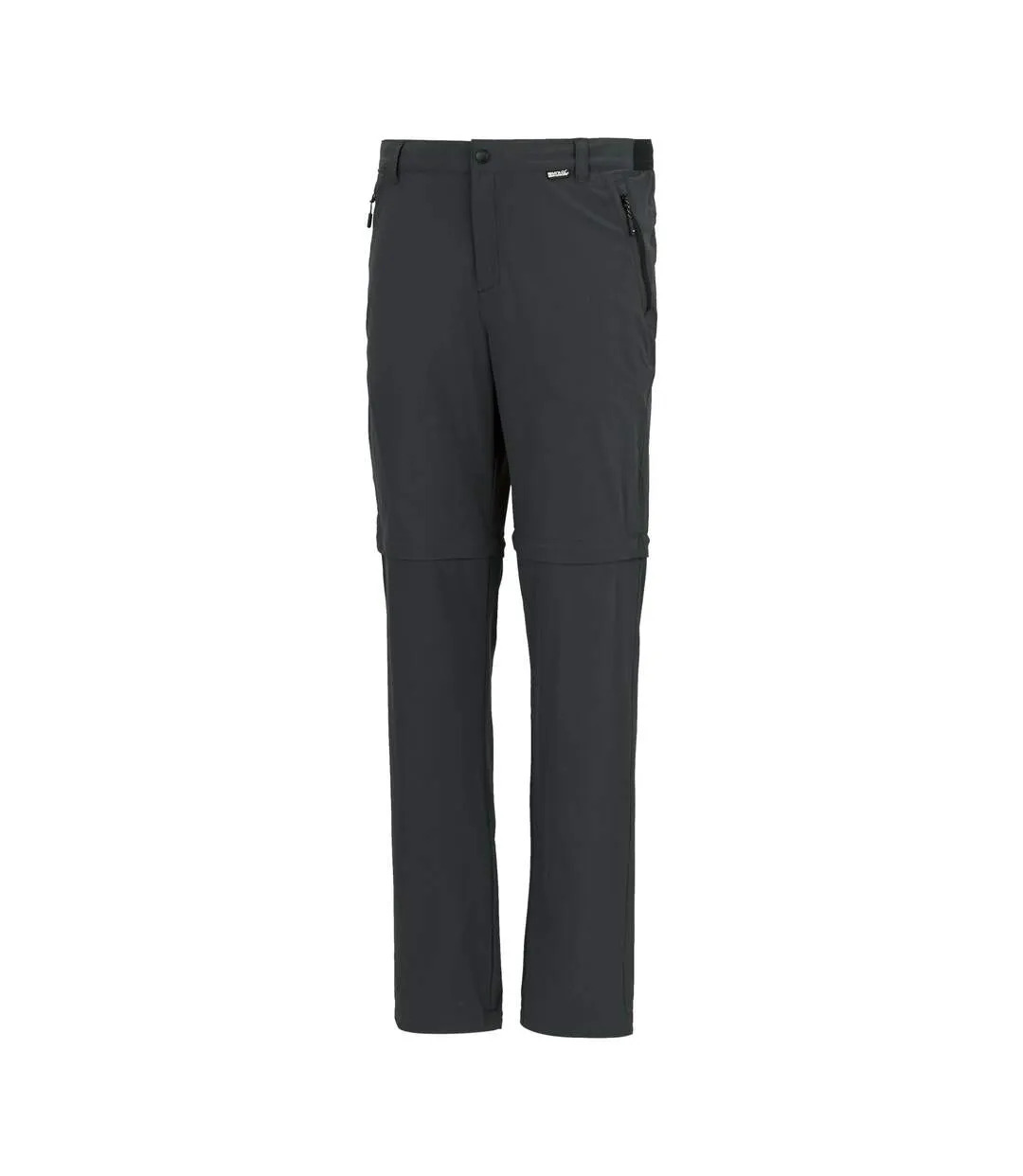 Pantalon De Voyage À Poches Et Taille Semi-élastiquée 2-en-1 Homme Anthracite Regatta-4