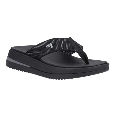 Womens/ladies surff two tone flip flops black FitFlop