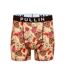 PULL IN Boxer Long Homme Microfibre SKULLY Beige