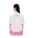 T-shirt Manches Courtes Motif/style Imprimé Graphique Femme Blanc Never Fully Dressed-3