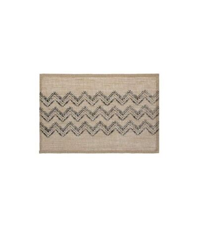 Set de Table en Jute Chevron 30x45cm Noir