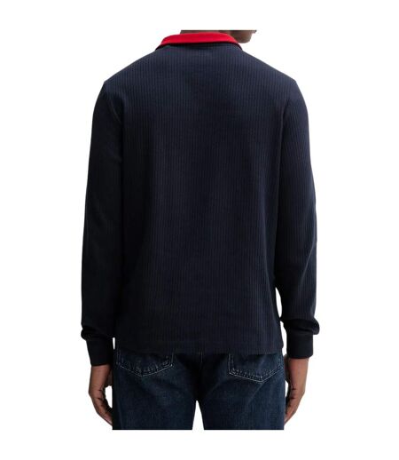 Sweat Motif/style Rayé Homme Bleu Marine Guess