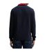Sweat Motif/style Rayé Homme Bleu Marine Guess-2