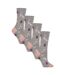 Heat Holders - 4 paires de chaussettes thermiques légères UltraLite pour femmes-1