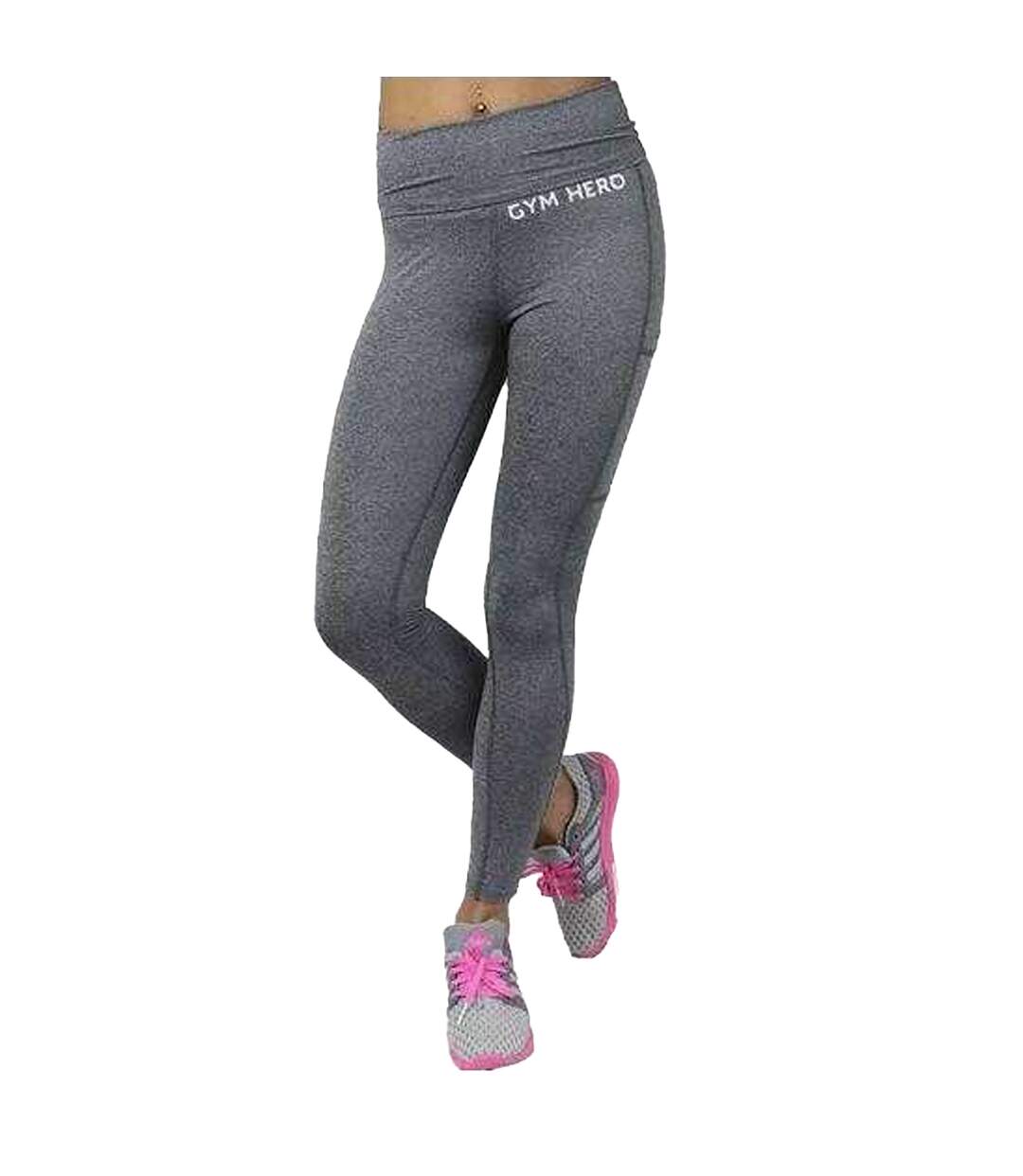 Legging Rusty Femme Gris Gym Hero-1
