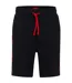 Mens Cotton Blend Side Logo Sweat Shorts Black Hugo Boss-2