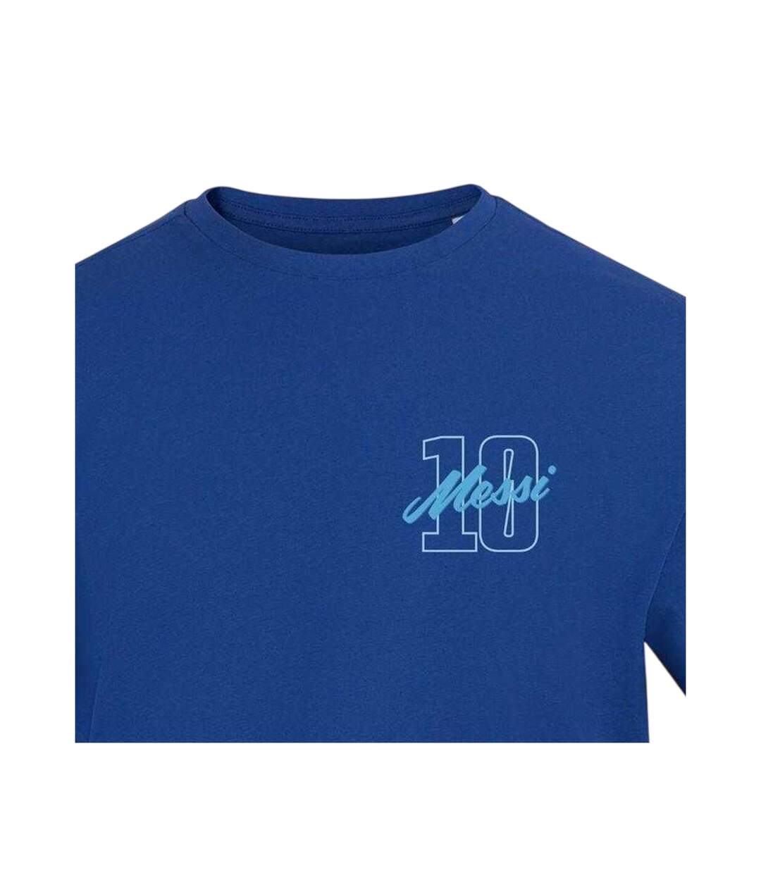 Mens Messi Fan T-shirt Blue AWD-3