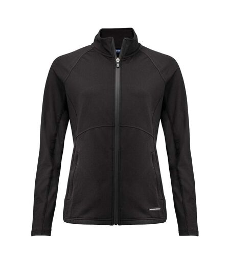 Womens/ladies adapt full zip jacket black Cutter & Buck