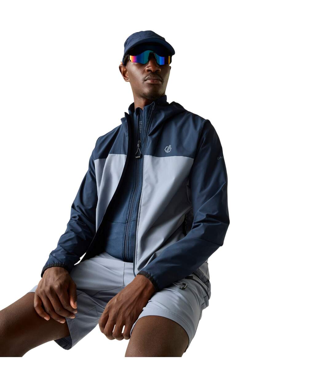 Veste Softshell Motif/style Détail Contrasté Endurance Homme Bleu Marine Bleu Gris Dare 2B-2