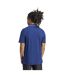 Polo Motif/style 3 Rayures Homme Bleu Marine Blanc Adidas-3