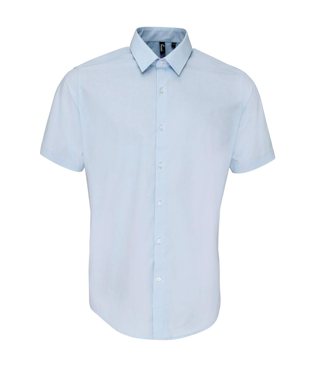 Chemise de travail à manches courtes homme bleu clair Premier