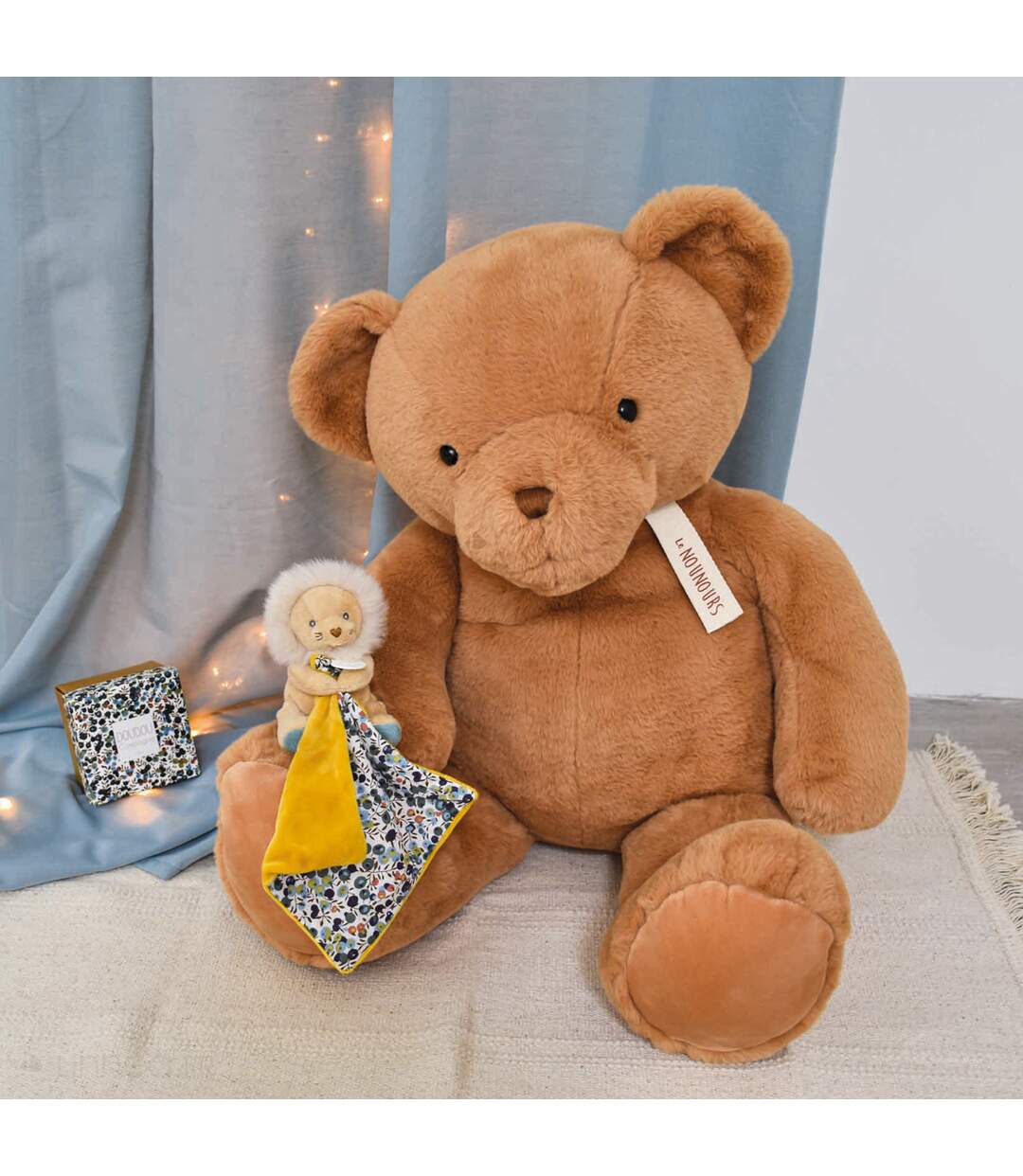 Doudou pantin polyester collection BOH'AIME Lion-4