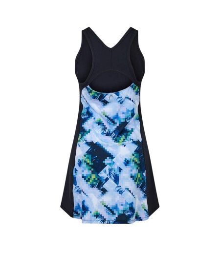Womens/ladies Fiona Sport Tank Dress Blue Head