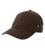 Casquette De Baseball Motif/style 6 Panneaux Action-s Adulte Marron Atlantis-1