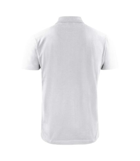 Mens Surf Light Rsx Melange Polo Shirt White Printer