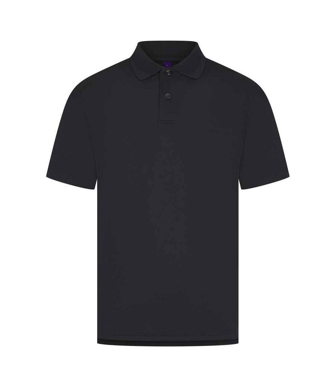 Mens pique polo shirt navy Henbury