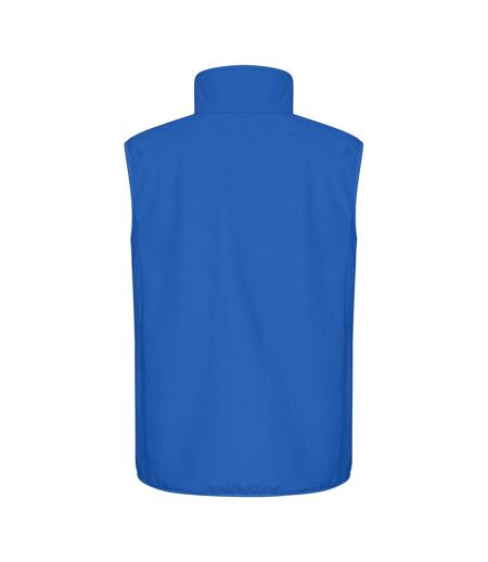Mens Classic Soft Shell Jacket Royal Blue Clique