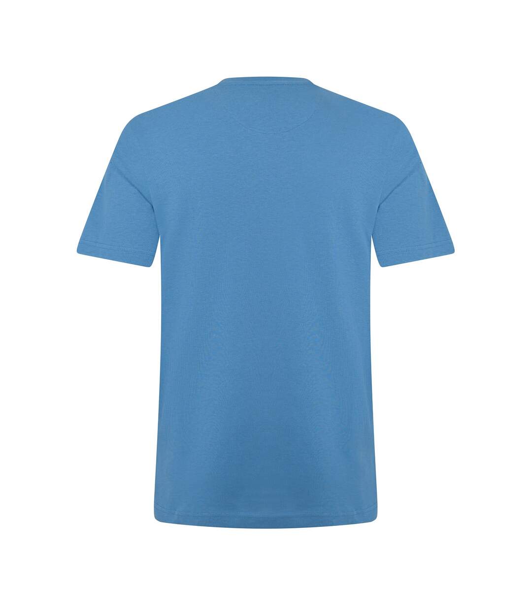 Mens Harrow Short-sleeved T-shirt Blue Farah-2