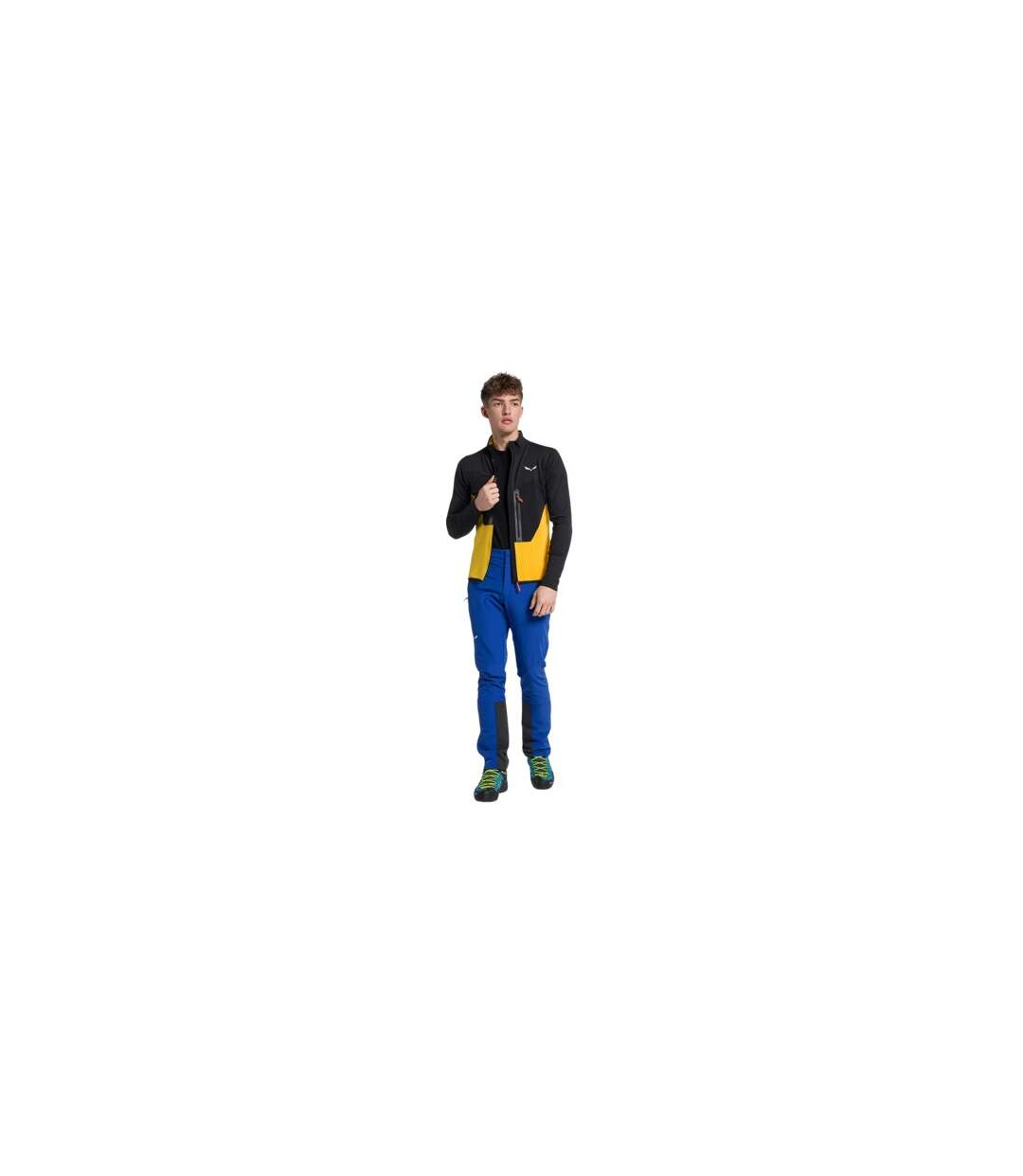 Mens Ortles Performance Athletic Jacket Gold Salewa-1