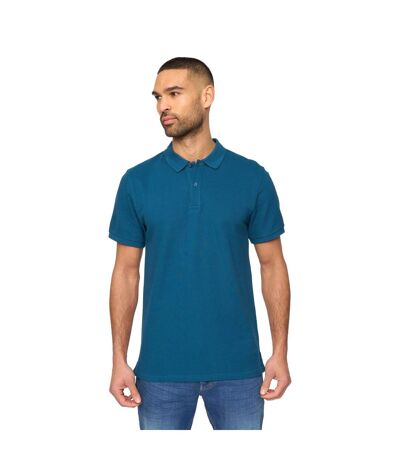 Mens morwell polo shirt teal Bewley & Ritch