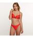 Haut de maillot de bain coques push up rouge Rivage