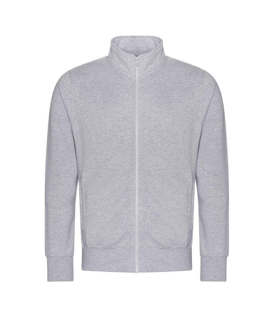 Sweat campus adulte gris chiné Awdis