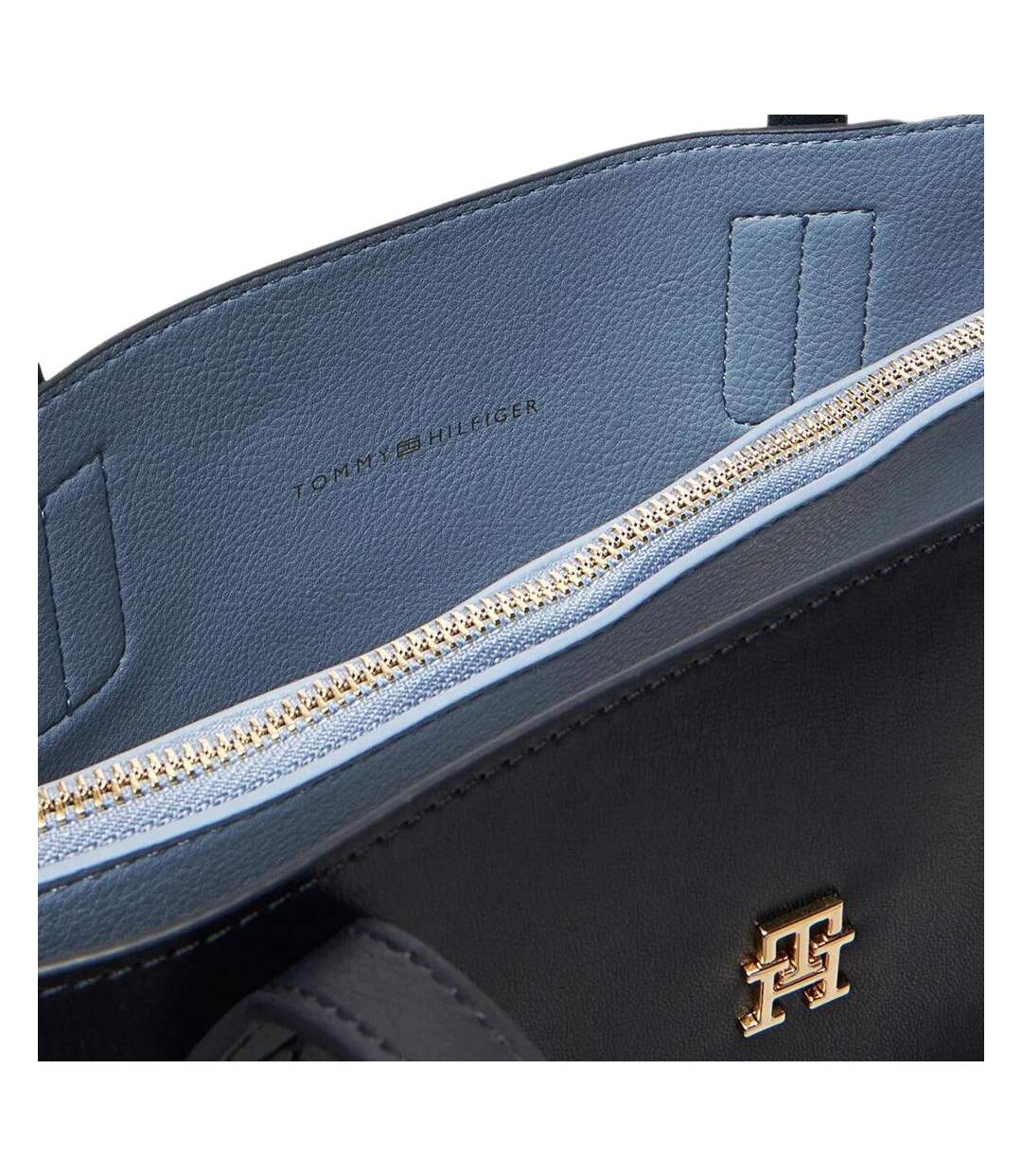 Sac à main marine femme tommy hilfiger icon satchel-2