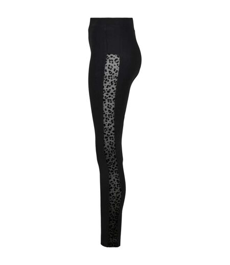Legging Motif/style Imprimé Floqué Femme Noir Urban Classics
