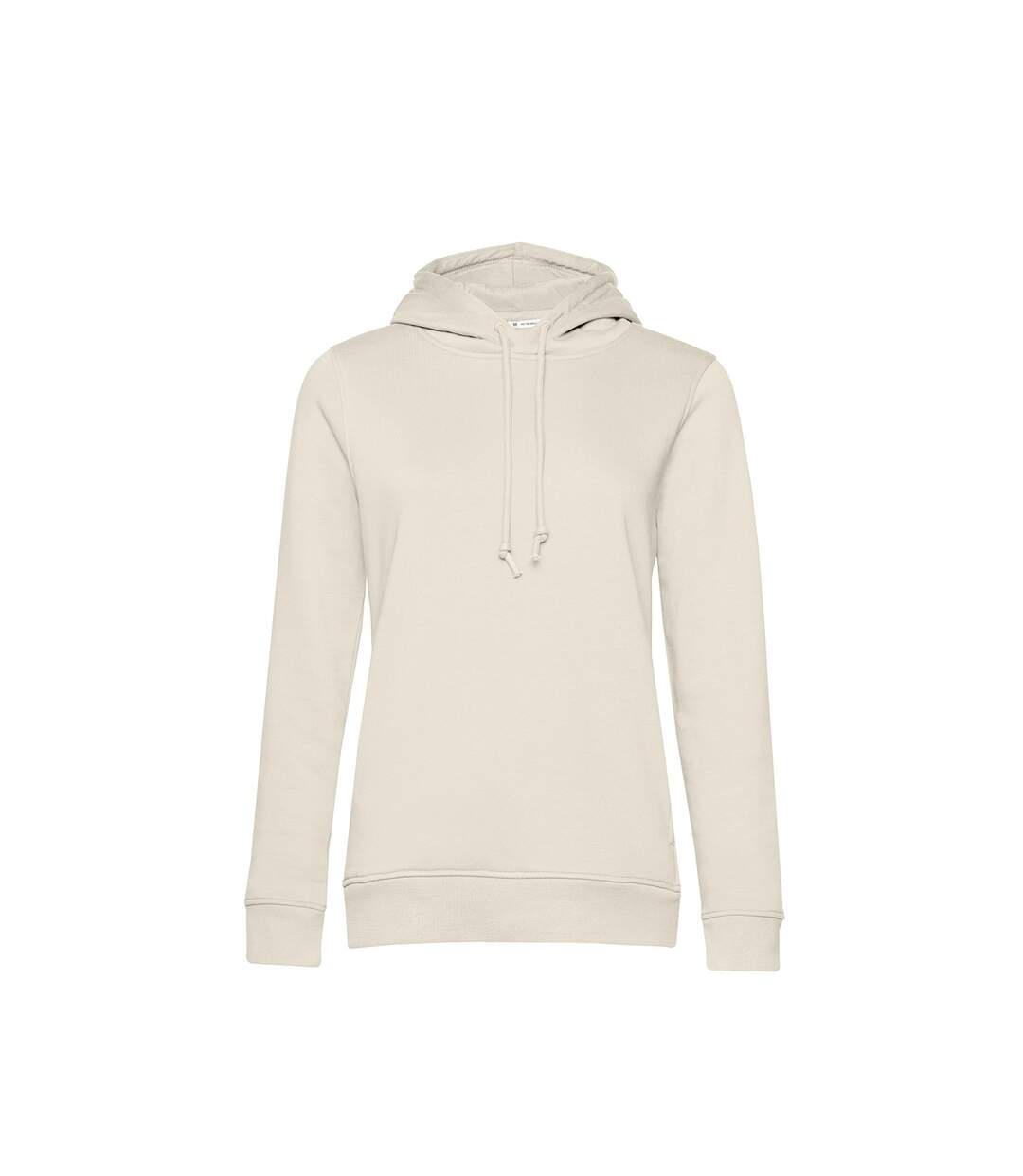 Sweat à capuche femme blanc cassé B&C-1