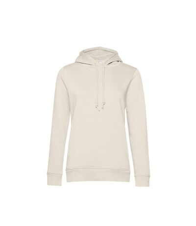 Sweat à capuche femme blanc cassé B&C