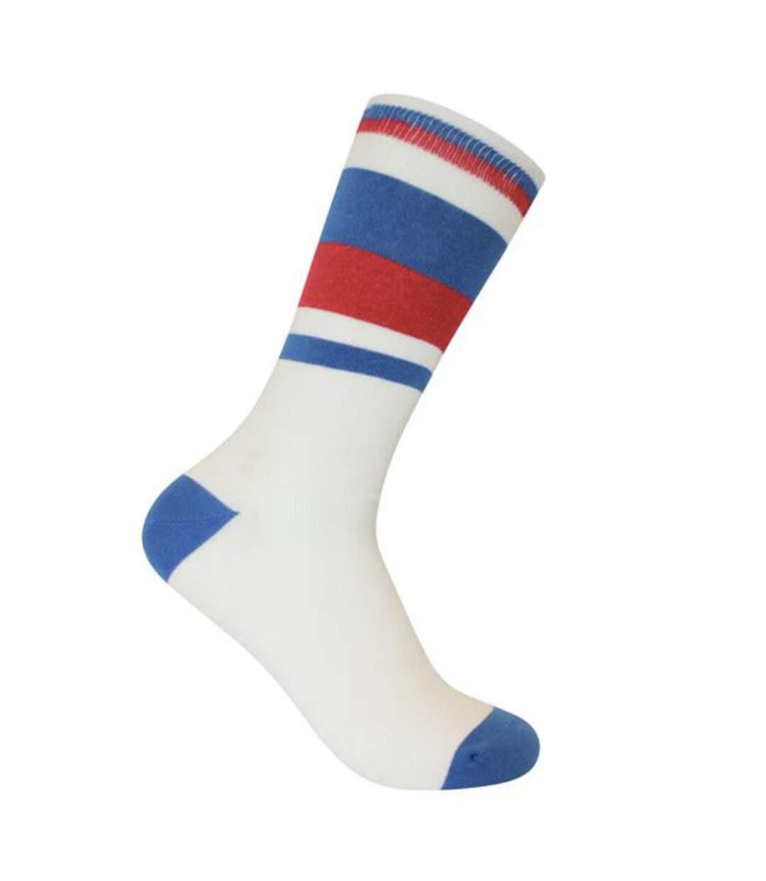 Chaussettes Sicsock Homme Blanc Bleu Rouge England-1