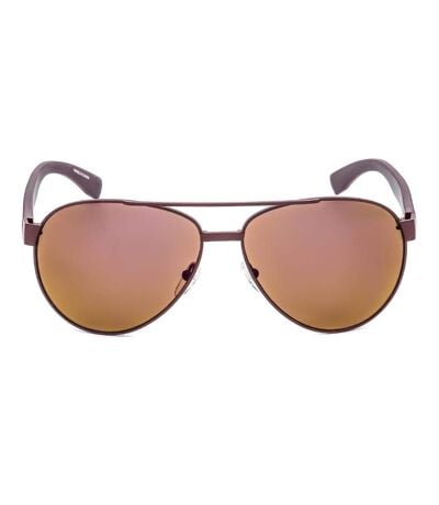 Lunettes De Soleil Motif Mat Homme Taille Unique Marron Lacoste