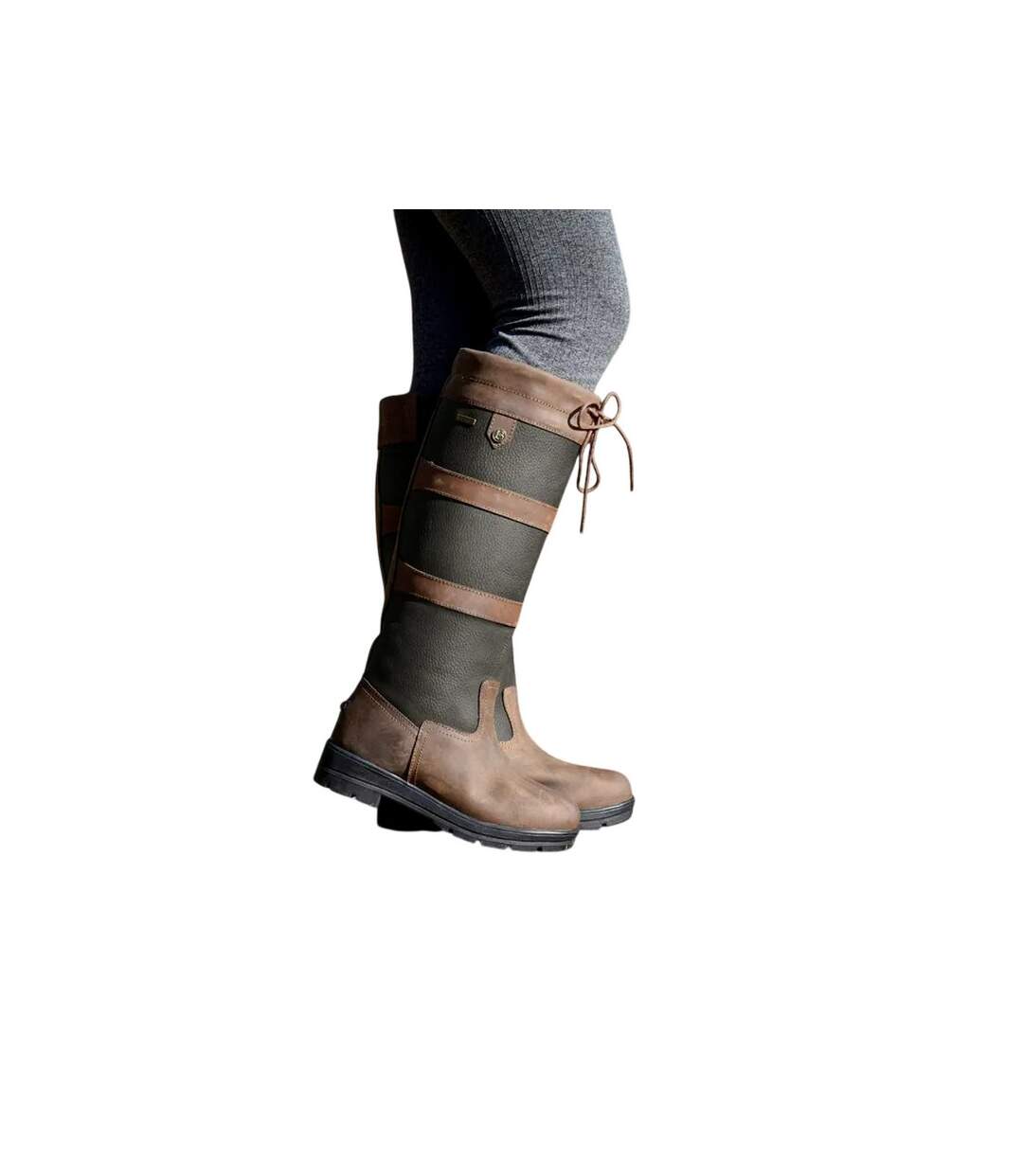 Unisex Adult Pembroke Grain Leather Country Boots Olive Brogini-3